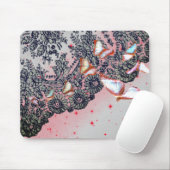SCHWARZE ANTIQUE LACE PATTER MAUSPAD (Mit Mouse)