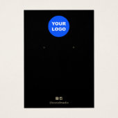 Schwarze Anzeigetafel für das Logo hinzufügen (Vorderseite)