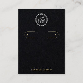 Schwarze Anzeigetafel für das Logo hinzufügen Telefonnummerkarte