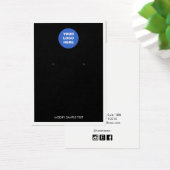 Schwarze Anzeigetafel für das Logo "Weiße Grenze" (Schreibtisch)