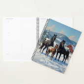 Schwarze Appaloosa Pferde auf einem Bauernhof im W Planer (Anzeige)