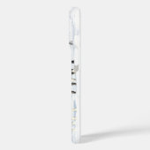 Schwarze Appaloosa Pferde im Schnee Case-Mate iPhone Hülle (Rückseite / Links)