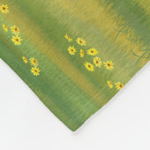 Schwarze Appaloosa Pferde im Sommer Weide Fleecedecke (Ecke)