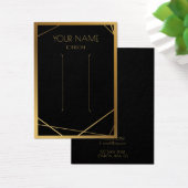 Schwarze Armband-Grafikkarte mit geometrischen Rah (Schreibtisch)