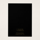 Schwarze Armband-Grafikkarte mit geometrischen Rah (Rückseite)