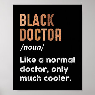 Schwarze Arzt Definition Lustige Ärzte Frauen Männ Poster