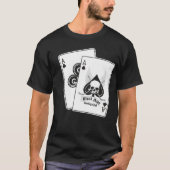 Schwarze Asse - Nizza Paare T-Shirt (Vorderseite)