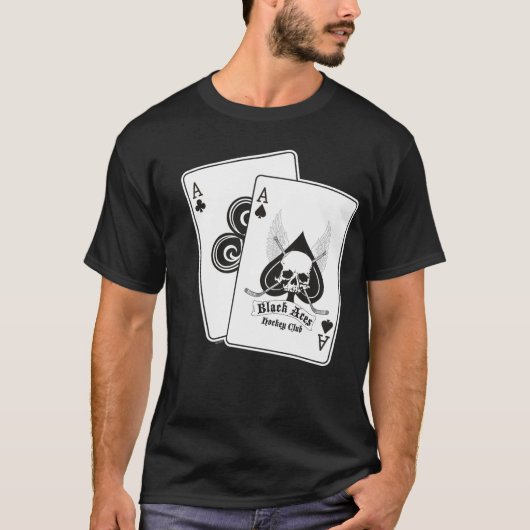 Schwarze Asse - Nizza Paare T-Shirt (Vorderseite)