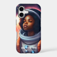 SCHWARZE ASTRONAUTIN INSPIRATIONSKUNST