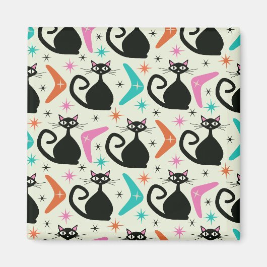 Schwarze Atomkatzen aus dem Mittelalter mit Boomer Magnet (Vorne)