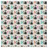 Schwarze Atomkatzen aus dem Mittelalter mit Boomer Stoff (Muster)