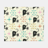 Schwarze Atomkatzen und Sternexplosionen des Mitte Fleecedecke (Vorderseite (Horizontal))