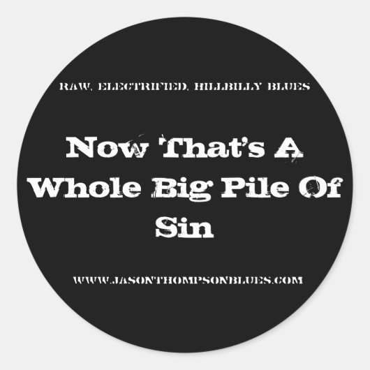 Schwarze Aufkleber (Vorderseite)