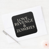 Schwarze Aufkleber (Umschlag)