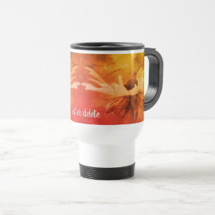 Schwarze Augen Susanne Blume Vintage Personalisier Reisebecher