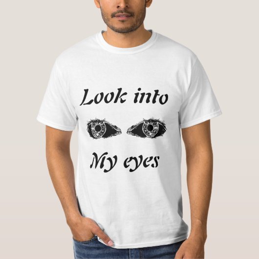 Schwarze Augen T-Shirt (Vorderseite)