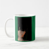 Schwarze Augen-Tasse Kaffeetasse (Links)