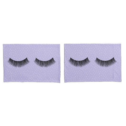 Schwarze Augenbrauen auf weißen Buttonen Kissenbezug (Vorderseite-Set)