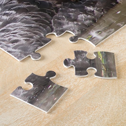 Schwarze australische Swans Puzzle (Seite)