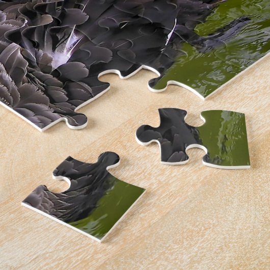 Schwarze australische Swans Puzzle (Seite)