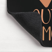Schwarze Autismus-Mutter eines autistischen Sohnes Mousepad (Ecke)