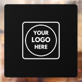 schwarze Autoklammer | Personalisiertes Logo Fensteraufkleber (Blatt 2)