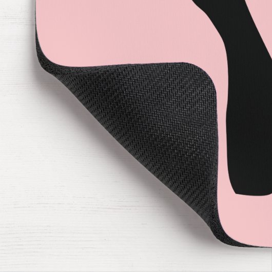 Schwarze Ballettschuhe Mousepad (Ecke)