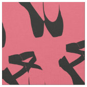 Schwarze Ballettschuhe Stoff (Nahaufnahme)