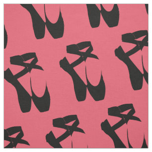 Schwarze Ballettschuhe Stoff