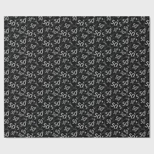 Schwarze Ballons und Fünfzig Geschenkpapier (Flach)