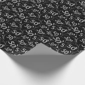 Schwarze Ballons und Fünfzig Geschenkpapier (Ecke)