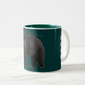 SCHWARZE BAR WILDLIFE-Tasse Zweifarbige Tasse (VorderseiteRechts)