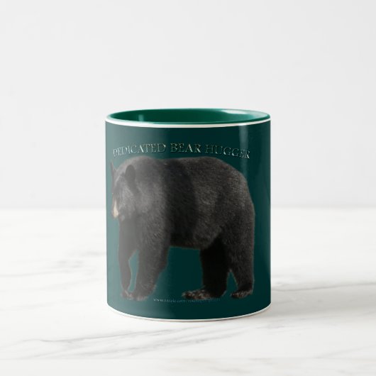 SCHWARZE BAR WILDLIFE-Tasse Zweifarbige Tasse (Mittel)