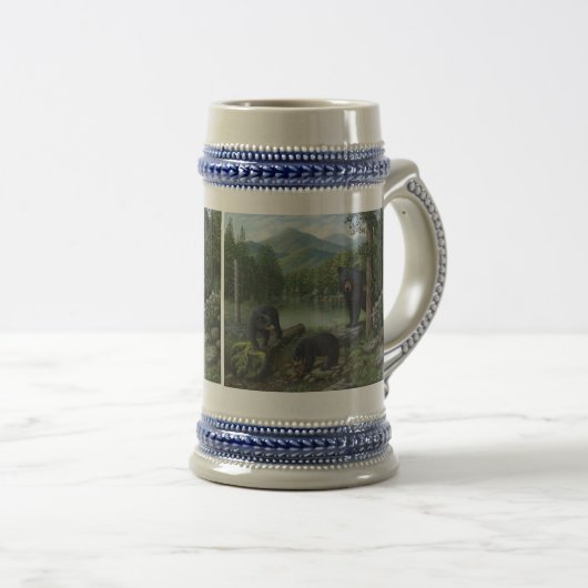 Schwarze Bären Bierglas (VorderseiteRechts)