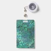 Schwarze Bären Blau und Grün Ausweis (Vorderseite mit Ausziehbar)