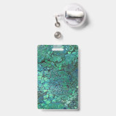 Schwarze Bären Blau und Grün Ausweis (Rückseite mit Ausziehbar)