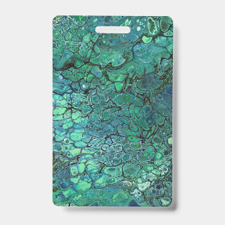 Schwarze Bären Blau und Grün Ausweis