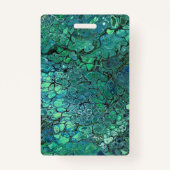 Schwarze Bären Blau und Grün Ausweis (Rückseite)