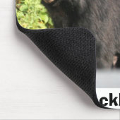 schwarze Bären Mousepad (Ecke)