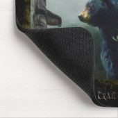 Schwarze Bären, Ravens und Totem-Pole Wildlife Mou Mousepad (Ecke)