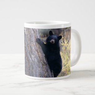schwarze Bärenjunge Jumbo-Tasse