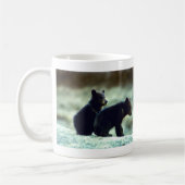 Schwarze Bärenjunge Kaffeetasse (Links)