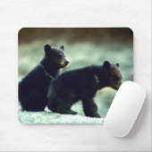 Schwarze Bärenjunge Mousepad (Mit Mouse)