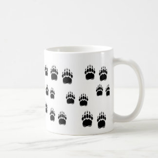 Schwarze Bärentatzen Kaffeetasse