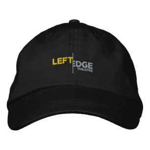 Schwarze Baseballkappe gelassen Bestickte Baseballkappe