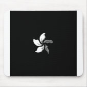 Schwarze Bauhinia Wildenten-Flagge Hongkong Mousepad (Vorne)