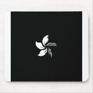 Schwarze Bauhinia Wildenten-Flagge Hongkong Mousepad