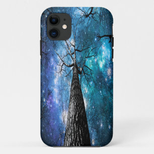 Schwarze Bäume fallen Sterne Case-Mate iPhone Hülle