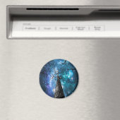 Schwarze Bäume Fallende Sterne Magnet (In Situ (Geschirrspüler))