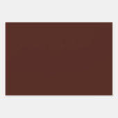 Schwarze Bean, solide Farbe Geschenkpapier Set (Vorderseite)